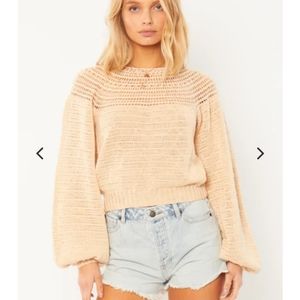 BNWT! Amuse society Stevie knit sweater